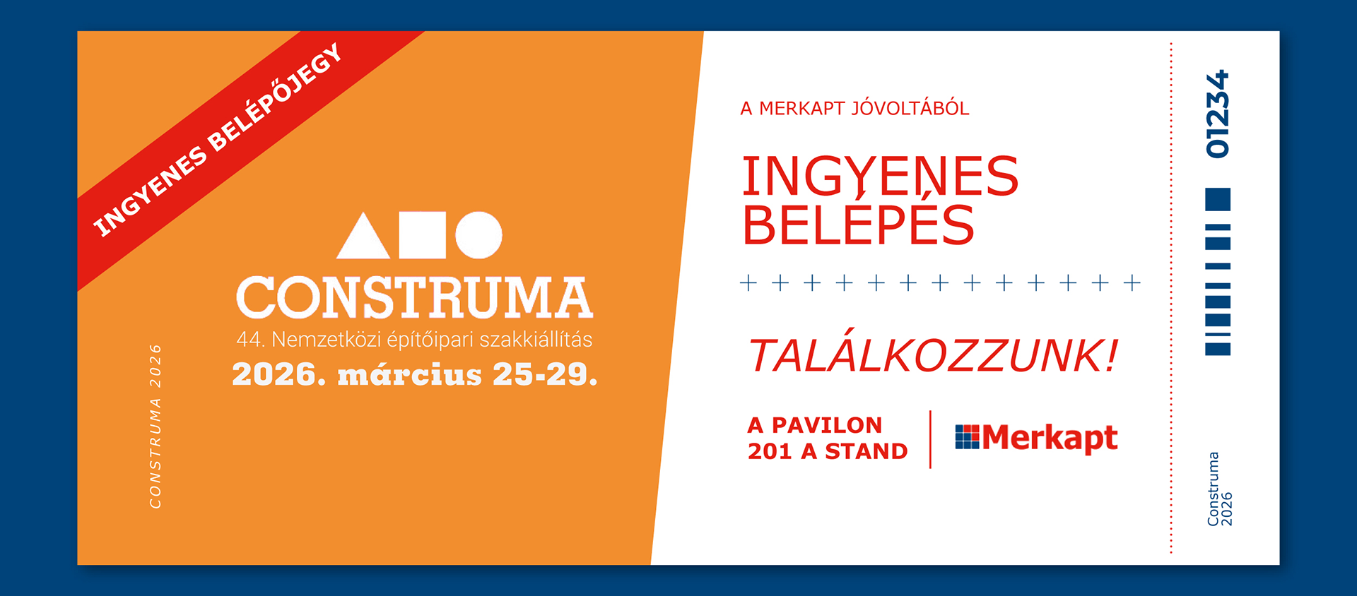 Construma ingyenes belépő