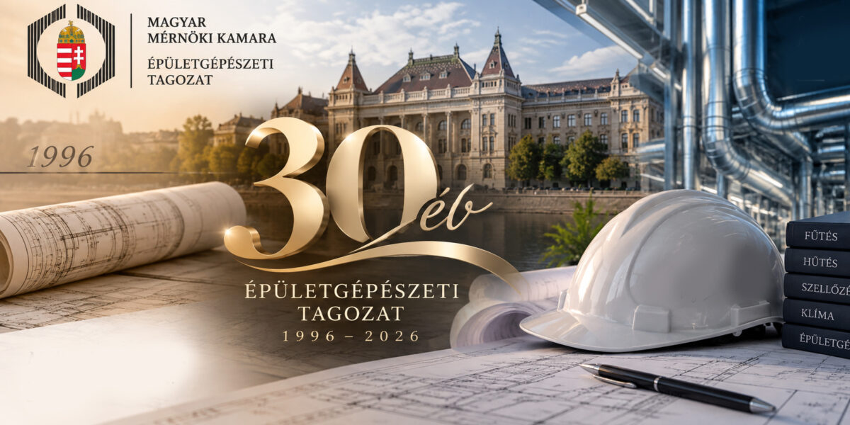 Meghívó az Épületgépészeti Tagozat jubileumi emlékülésére